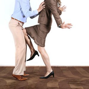Woman-kicking-man-in-crotch-after-Sexual-Harassment.